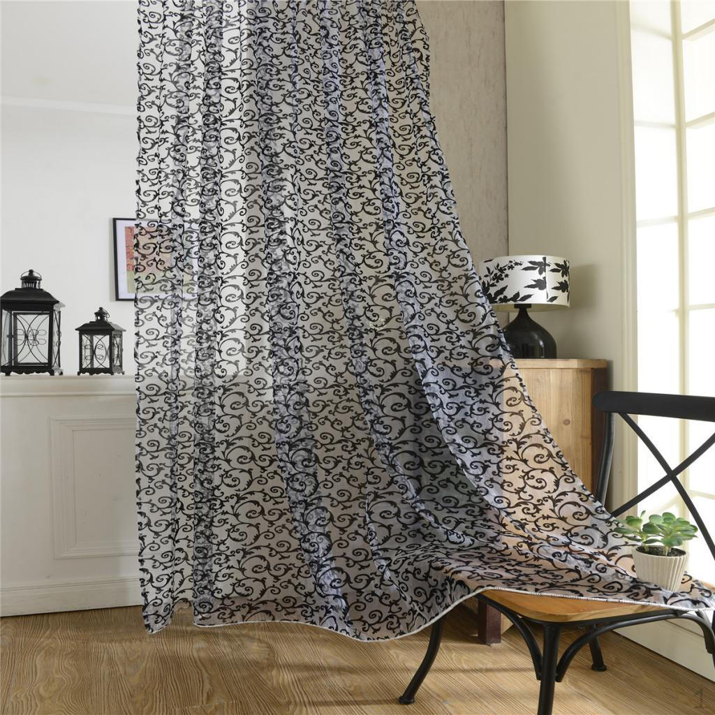 Элегантная оконная драпировка Перспективный ламбрекен Марлевая занавеска Дверной карниз