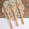 5Pcs Solid Wood Salad  Forks Wood Wood Forks Dining Dinner Flatware  Salad