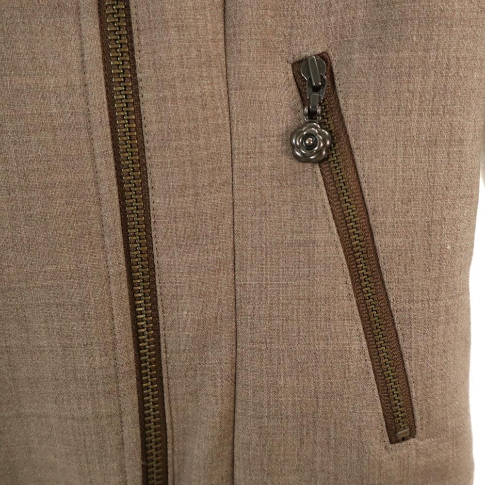 unused Rene 19AW Made in Japan Wool Blend Double riders jacket 36 beige Women Used