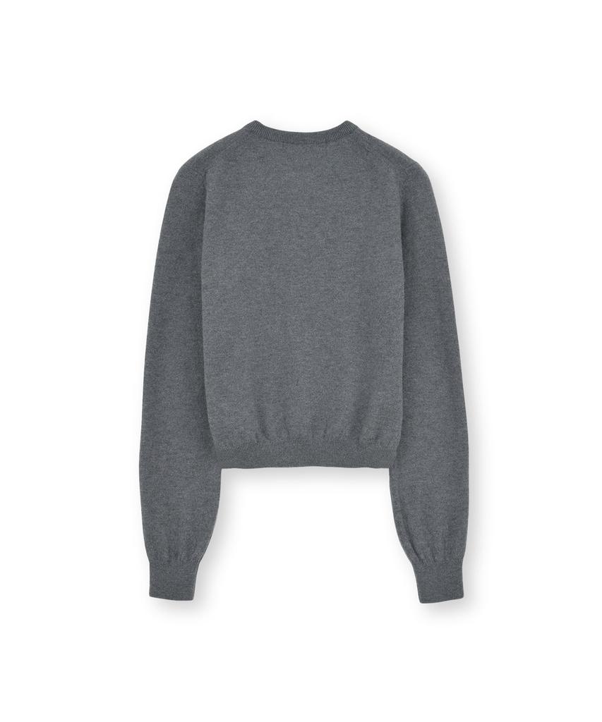 Brownyard W Round Cardigan, Gray