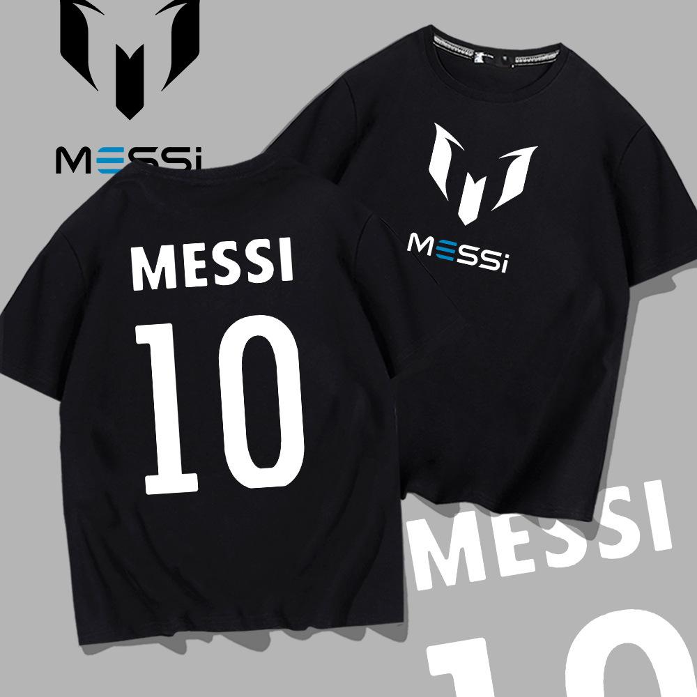 No. 10 short-sleeved T-shirt men's and women's summer tide brand youth football loose cotton half-sleeved parent-child clothing