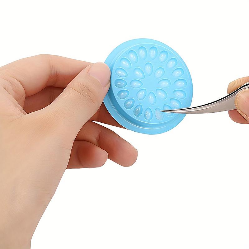 20 шт. держатель для клея для накладных ресниц пластиковый держатель для клея для ресниц поддон для наращивания ресниц подложки инструмент для наращивания ресниц салон