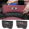 Car Seat Organizer Suede Leather Crevice Storage Box Car Accessories for MINI JCW COUPE CLUBMAN CABRIO COOPER