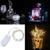 6 шт., 10/20 светодиодных батареек, микро-рисовая проволока, медные сказочные гирлянды, декор для вечеринки