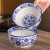 ZISIZ Retro Ceramic Soup and Noodle Bowl