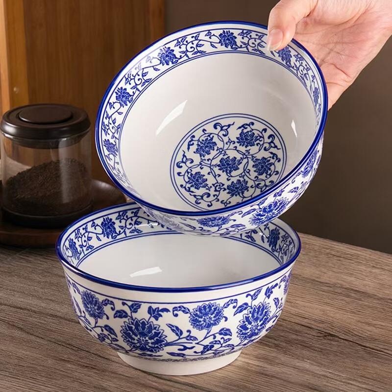 ZISIZ Retro Ceramic Soup and Noodle Bowl