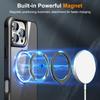 For iPhone 16 Pro Max Case Compatible with MagSafe Rotatable Ring Kickstand TPU+PC Phone Cover