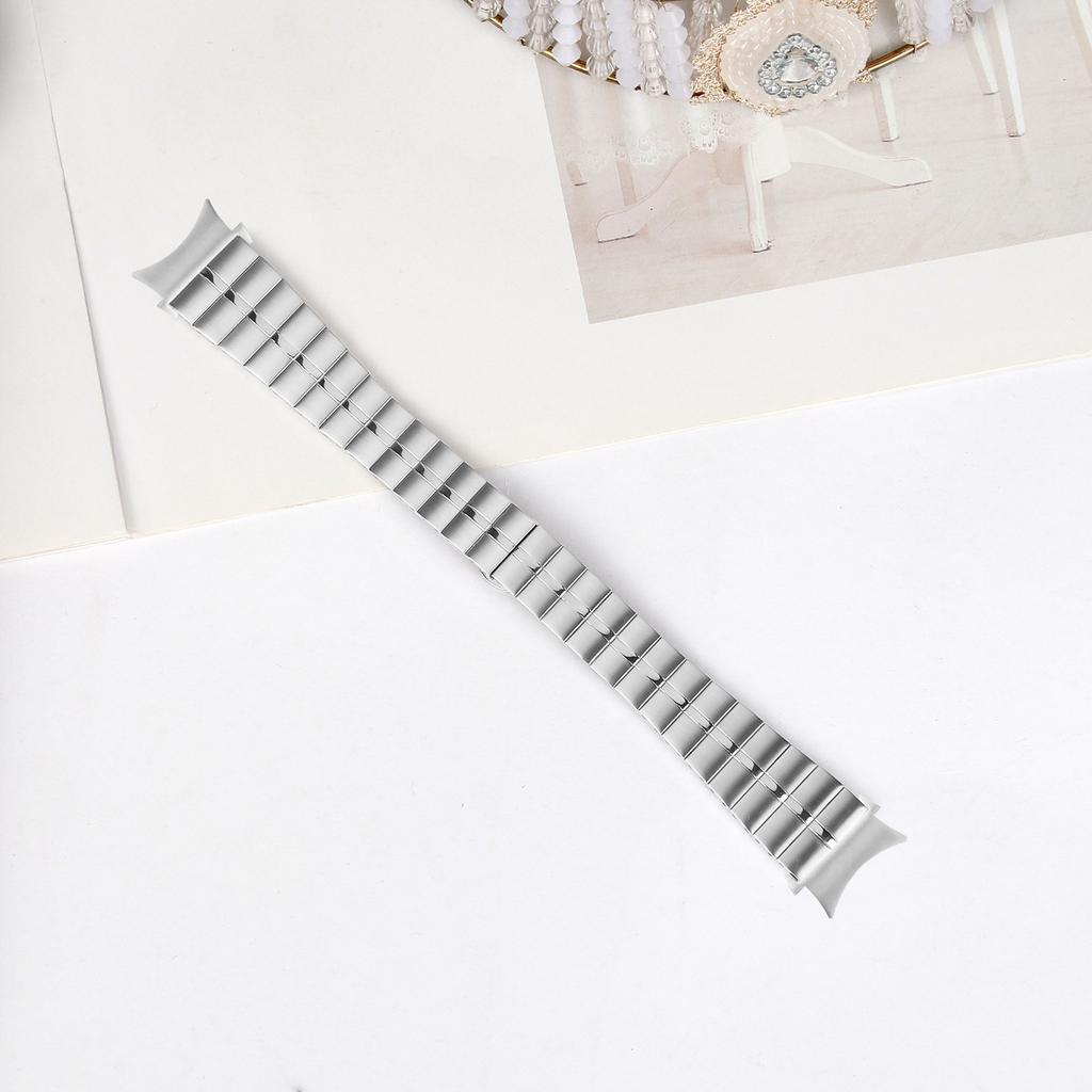 Для Samsung Galaxy Watch FE 40мм/Watch4/Watch 5 Pro Active Ремешок для умных часов из нержавеющей стали