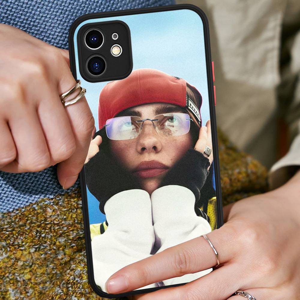 Чехол Pop Singer B-Billie Матовый Защитный Чехол Для IPhone 16 15 14 13 12 11 Pro Max X XS MAX Защитный Чехол