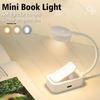 Mini Clip Book Lamp LED Table Lamp Eye Protection 3 Colors Battery Powered USB Night Light Portable Bedside Student Reading Lamp