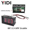 0.56'' Digital LED Display Voltage Meter AC 30-500V AC 10-600V Voltmeter Calibrate Reading DC 3.5-30V DC 0-100V Red Green Blue