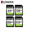 Kingston SD-карта 128 ГБ Класс 10 UHS-I U1 V10 64 ГБ 256 ГБ 512 ГБ Карта памяти До 150 МБ/с чтение SDXC Флеш-карта Canvas Select Plus для камеры