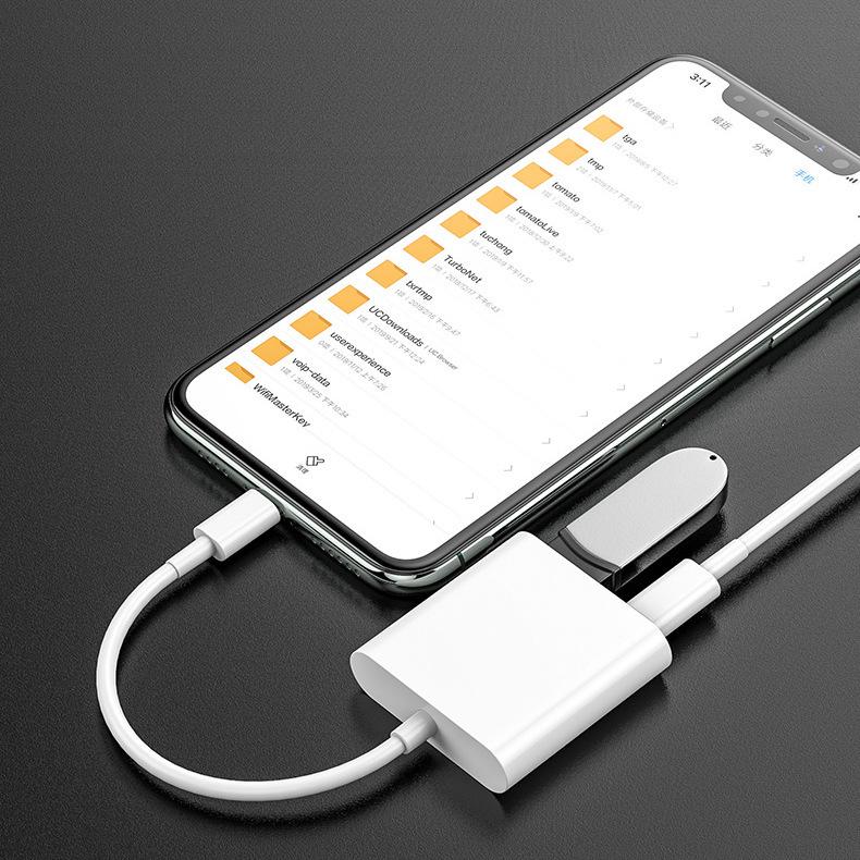 5-в-1 Type-C кард-ридер: Совместимость с SD, USB, Apple, Android, OTG