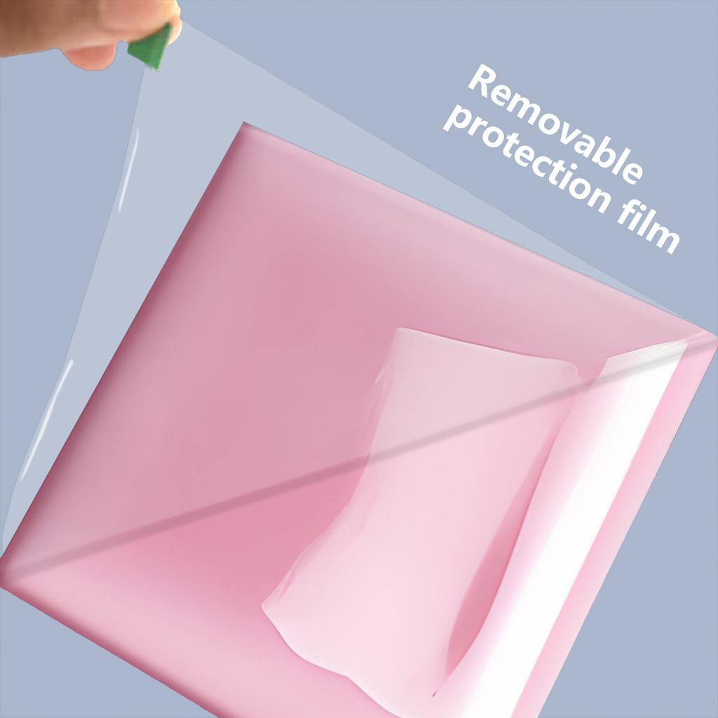 10 шт. Роскошные розовые наклейки на стену под кирпич, Имитация кирпича, Украшение для спальни, Водонепроницаемые самоклеящиеся обои для плитки, Декор для кухонного шкафа