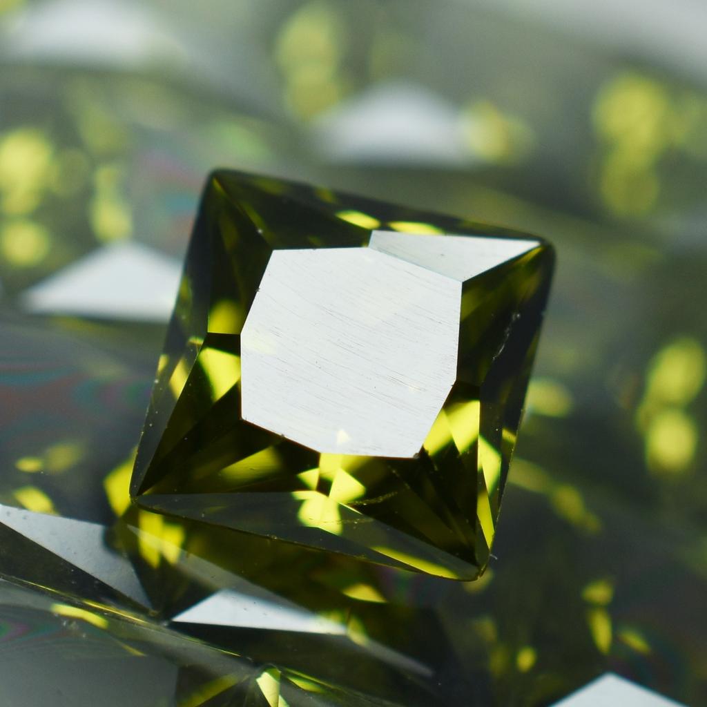 Natural Green Sapphire Loose Gemstone 5x5mm Square Cut 51 pcs Lot September Birthday Birthstone
