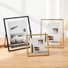 Gold Black Metal Photo Frame Rectangle Picture Frame Storage Frame  Home Desktop Decoration