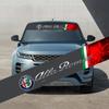 for Alfa Romeo Giulia GT Giulietta 156 159 155 Mito Stelvio Tonale Brera Spider Car Windshield Reflective Sticker Decals neg855