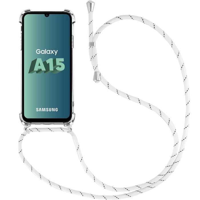 Coque de protection - Booling - pour Samsung Galaxy A15 5G - Souple - Bandoulière réglable - Anti-rayures