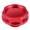 Gorgeri Filler Cap, Aluminum Alloy Filler Cover, Fuel Tank Cap (Red))