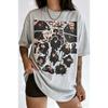 Stray Kids Graphic Print T-shirt Streetwear Oversized Y2k Hip Hop Short Sleeves Tee Shirt Casual Loose Harajuku Female Male Clothing