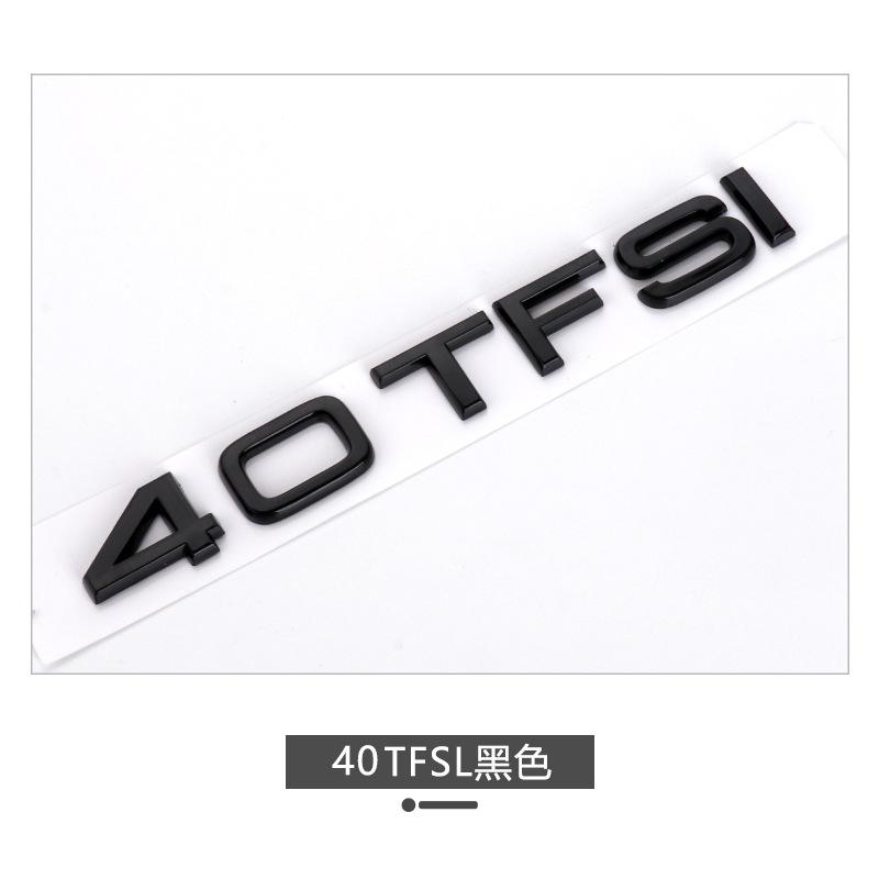 2026 3D Car Styling 30 35 40 45 50 55 60 TFSI Logo Decal Emblem Rear Trunk Badge Sticker For Audi A1 A3 A4 A5 A6 A7 A8 Q2 Q3 Q5 Q7 TT