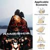 1 шт. Декор для дома в стиле Rammstein: Уютное фланелевое одеяло, идеальный подарок для спальни, гостиной, путешествий, кемпинга, автомобиля, пляжа, офисных перерывов, идеальное одеяло для дивана Т