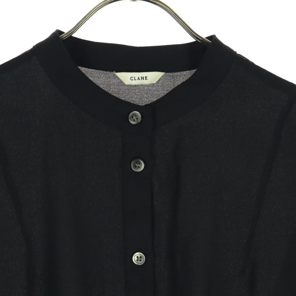 Beauty Products CLANE Long Sleeve Shirt Dress 2 Black Chest Pocket Women Used