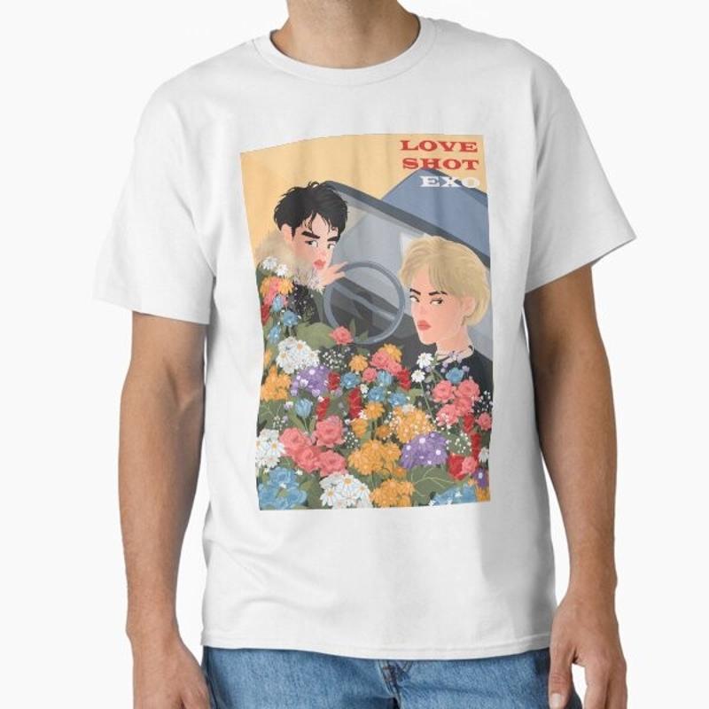 kaisoo love shot Classic T Shirt Made in US AUS Size S 2XL