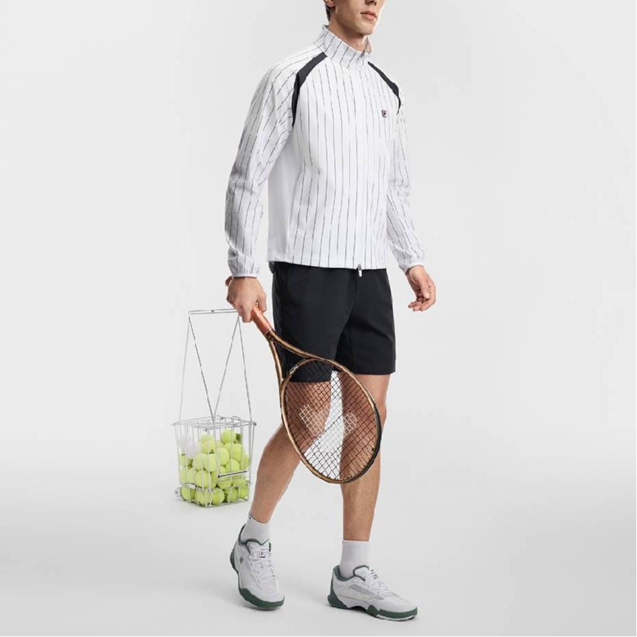 Fila Мужская полосатая куртка с длинным рукавом для тенниса куртки A11M623705F-ZA