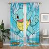 Шторы для спальни Покемоны Современные шторы для гостиной 2 штуки Шторы-тени Перегородка Блэкаут штора Украшение на Хэллоуин