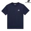 New Balance Half Club Nbnedb1153 Na EssenTial Small Logo ShorT Sleeve Tee Unisex T shirT