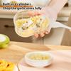 Food Chopper Manual Garlic Mincer Onion Vegetable Chopper Easy To Clean Hand Push Garlic Cutter