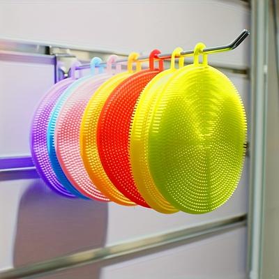 5-шт. пищевые силиконовые губки - универсальные кухонные скребки для посуды, кастрюль, фруктов и овощей - экологически чистые чистящие средства