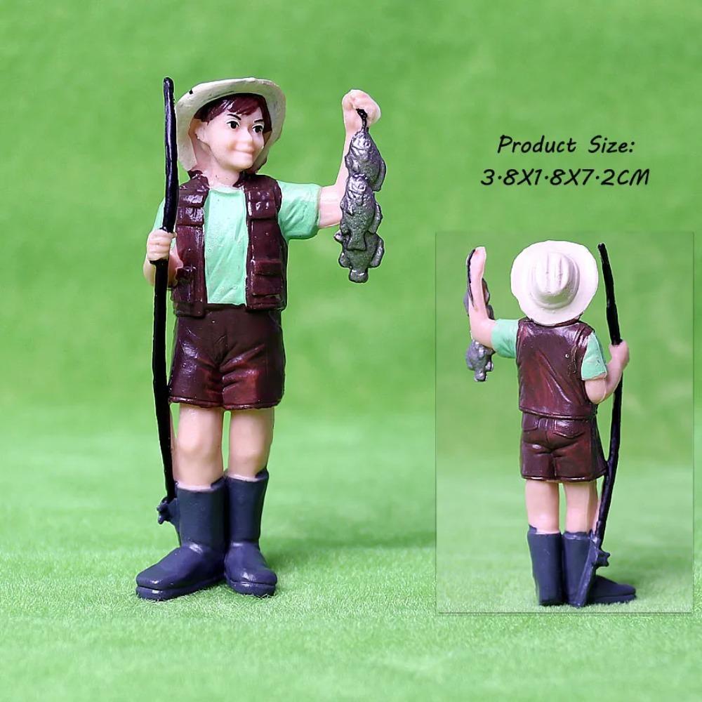 17 шт. Ассортимент Симуляция Фермерские люди Модель Фигурки Действия ПВХ Кукла Фигурки Фермерского Персонала Игровые Наборы Обучающие Игрушки для детей