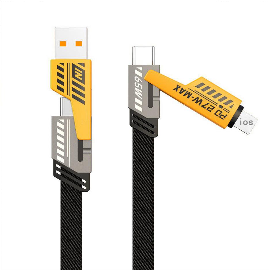 Быстрое зарядное устройство 120 Вт Mecha PD двойного типа Type-C и USB, совместимо с Apple 15, Huawei, устройствами 5V2A