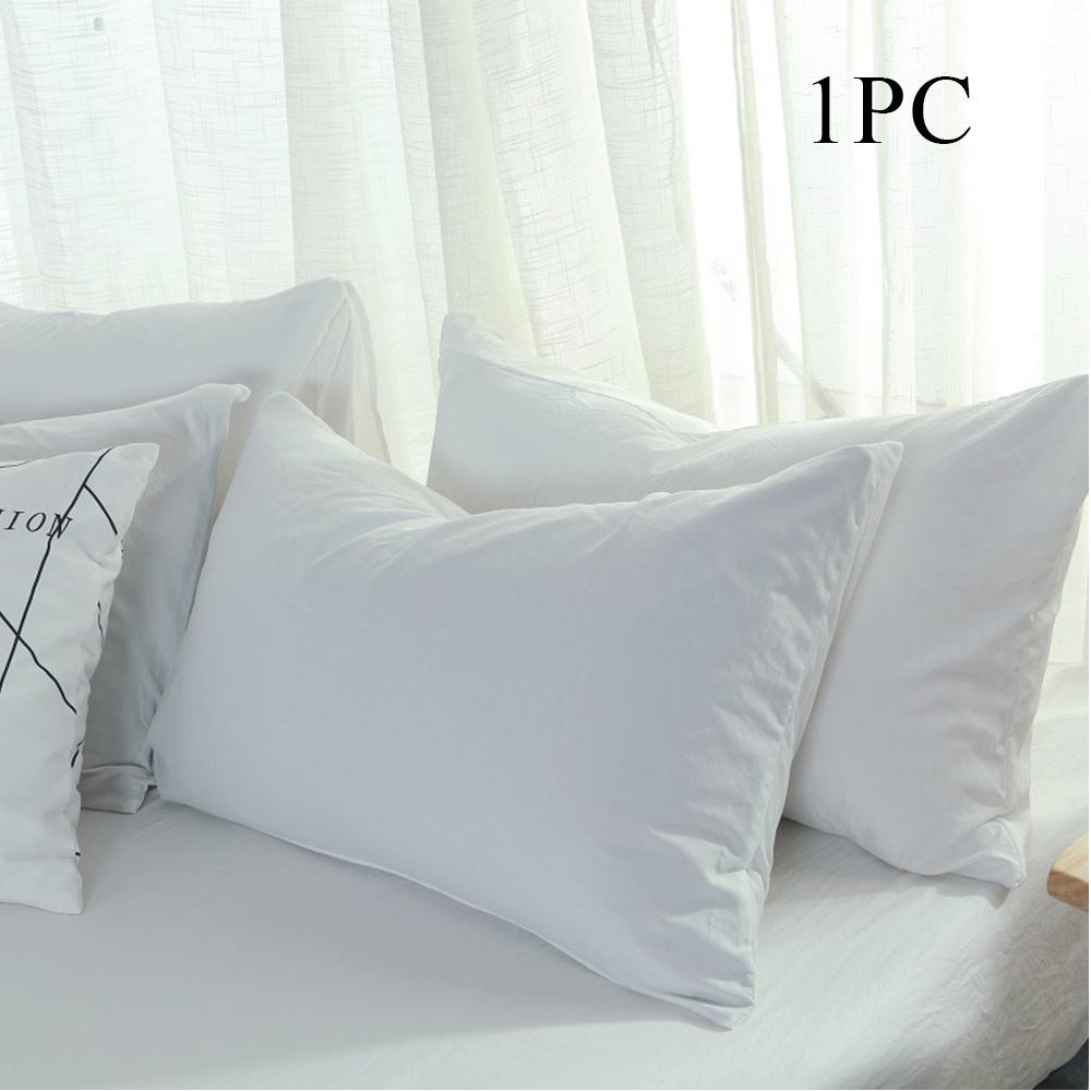 Cotton Pillowcase High-Quality Envelope Pillowcover Solid Color Pillow Case Bedding Sleep Pillow Cover Case 48x74