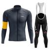 HUUB Mens Long Sleeve Cycling Suit Milk Fabric Breathable Quick Dry Road Mountain Bike Wear