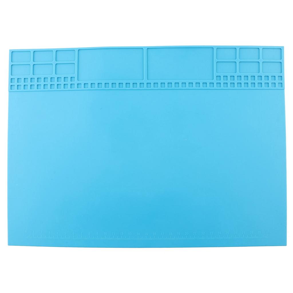 Теплоизоляционный коврик для обслуживания компьютеров и телефонов, термостойкий, светло-голубой