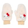 Hello Kitty Faux Fur Mittens with Mascot 363146