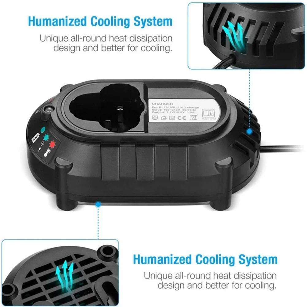Зарядное устройство для аккумуляторов Makita BL1013 BL1014 10,8 В-12 В Li-ion DC10WA Зарядное устройство для электроинструментов: дрелей, шуруповертов