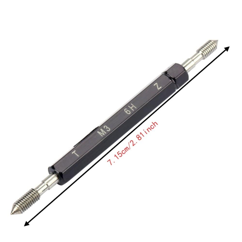 Go and NoGo Thread Gage Set M3 x 0.5 Thread Hand Thread Tool Thread Plug Gauge For Quality Control