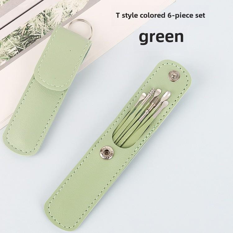 «Набор из 6 спиральных инструментов для чистки ушей для взрослых — портативный набор для чистки ушей»