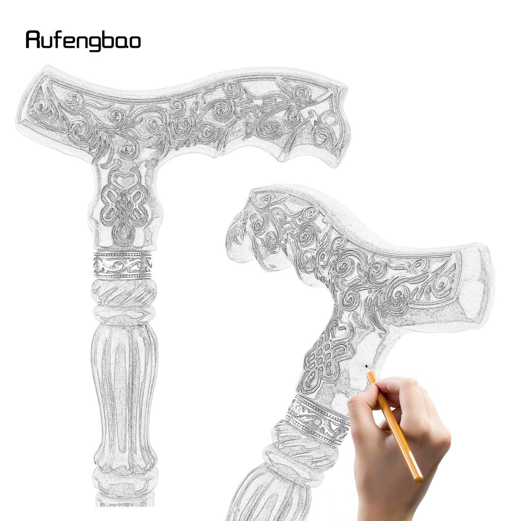 Tree Branch Brown Wooden Fashion Stick Decorative Vampire Cospaly Party Wood Walking Cane Halloween Mace Wand Crosier 93cm