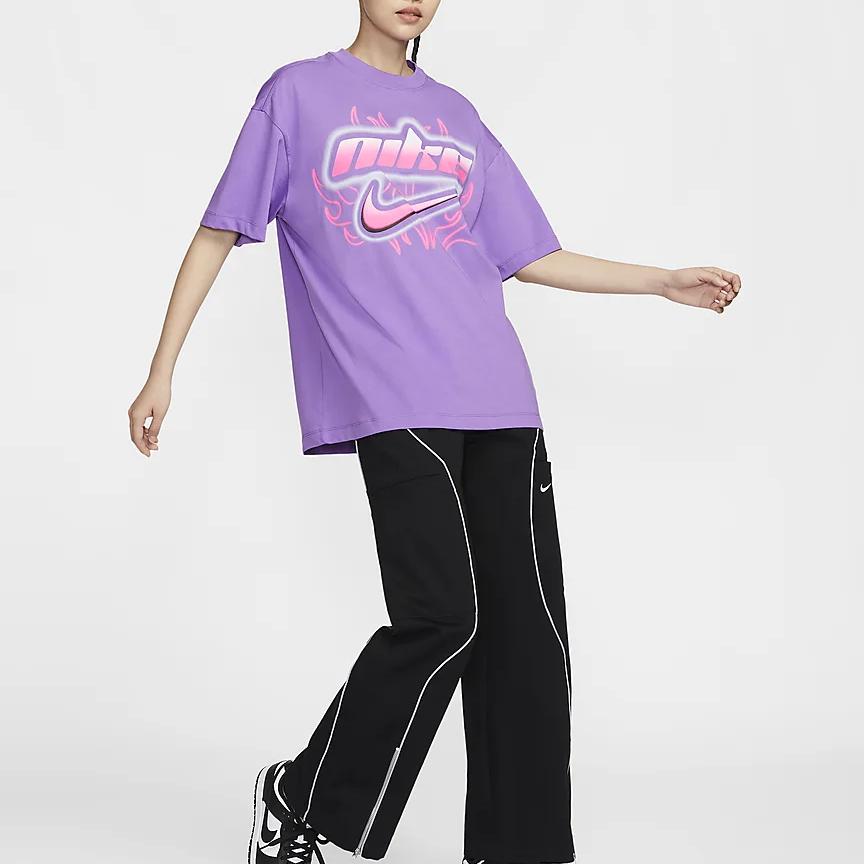 Nike Спортивная футболка женская Малиновая FZ1147-521