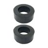 2Pcs Weight Plate Spacers Barbell Guide Rods Shock-absorbing Rubber Washers