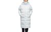 Adidas Down Jackets Women's Light Blue Hooded Moderate Straight Fit EH5025