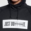 Nike JDI Logo Print Hooded Pullover Sweatshirt Men Tops Black 931813-010