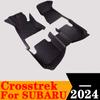 Sinjayer водостойкие кожаные автомобильные коврики на заказ, передние и задние напольные коврики, автозапчасти, коврик для SUBARU Crosstrek