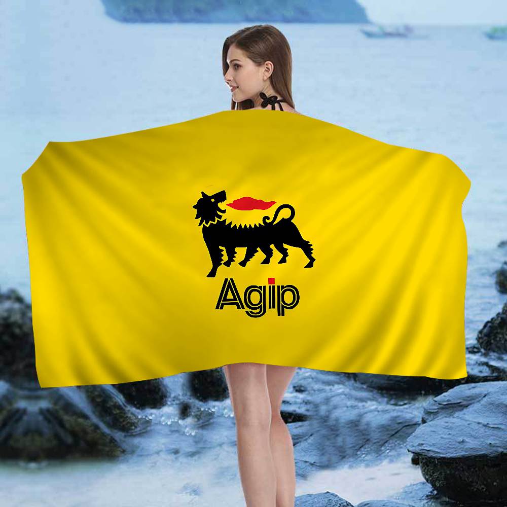 A-Agip E-Eni Автомобиль для гонок Микрофибра Пляжное полотенце Впитывающее Быстросохнущее Мягкое Полотенце для йоги, плавания, отдыха, альпинизма