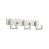 Black/White/Grey Towels Robe Hook Wall Hanging Door Back Clothes Hook Space Aluminum Row Hook  Home